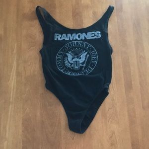 Ramones Black Body Suit